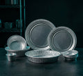 Round Aluminum Containers & Trays — Food Service Grade