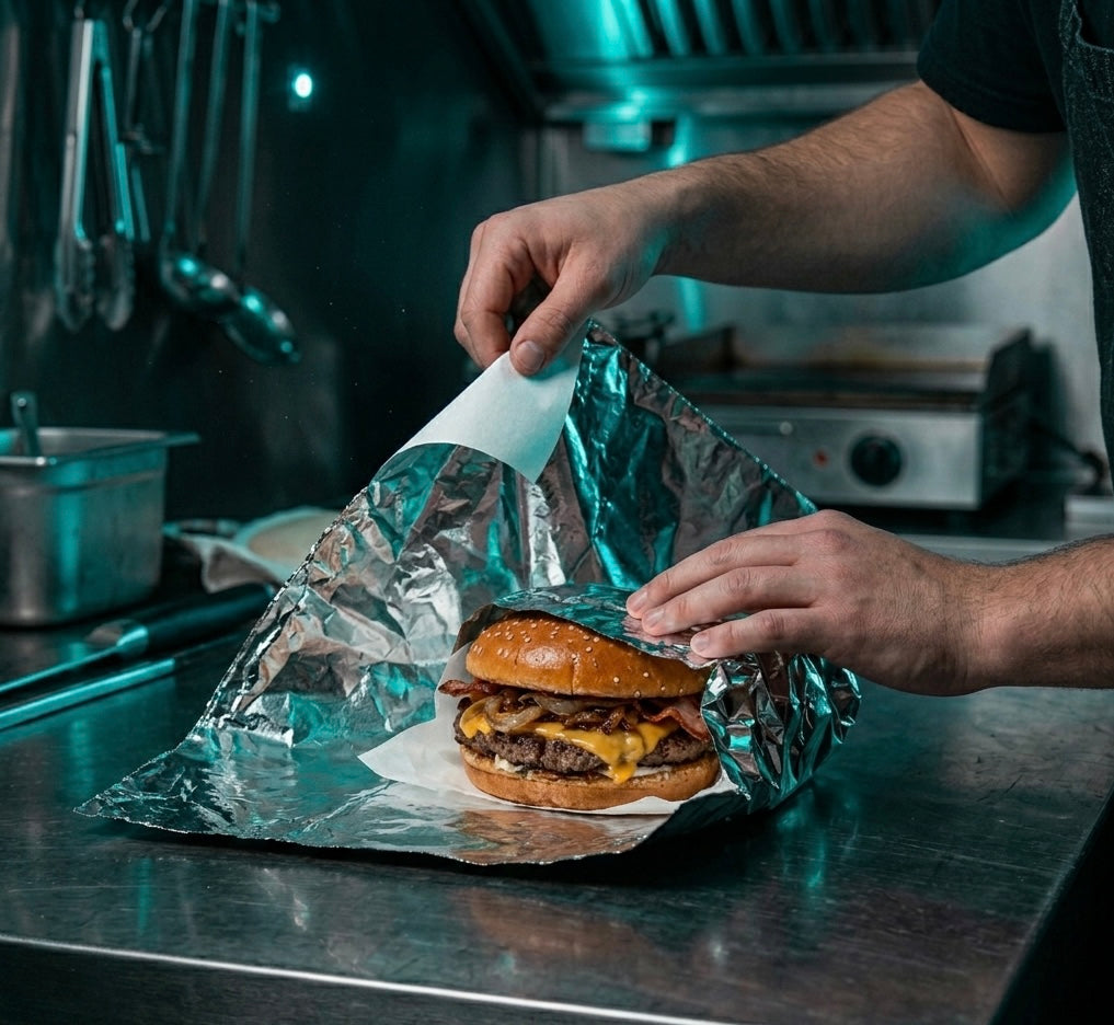 Insulated Foil Sandwich Wrap Sheets — Food Service Grade