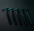 Disposable Black Razors — 1 Case (500 Razors)